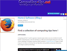 Tablet Screenshot of computing-tips.net